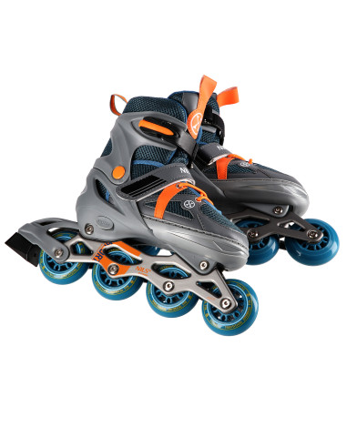 СИВО-ОРАНЖЕВ РАЗМЕР M (35-38) РОЛЕРКИ NILS EXTREME