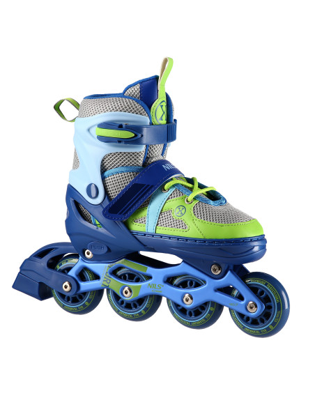 СИНЬО-ЗЕЛЕНИ РАЗМЕР S (31-34) РОЛЕРКИ NILS EXTREME