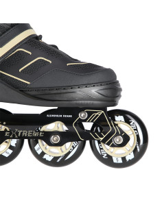 ЧЕРНО-БЕЖОВ РАЗМЕР L (39-42) РОЛЕРКИ NILS EXTREME 2