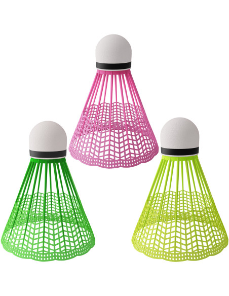 ТОПКИ ЗА БАДМИНТОН НАЙЛОН МНОГОЦВЕТНИ 3 БР. НИЛС