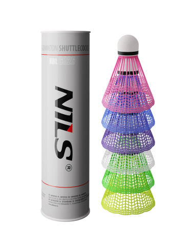 ТОПКИ ЗА БАДМИНТОН НАЙЛОНОВИ NILS МНОГОЦВЕТНИ 6 БРОЯ NILS