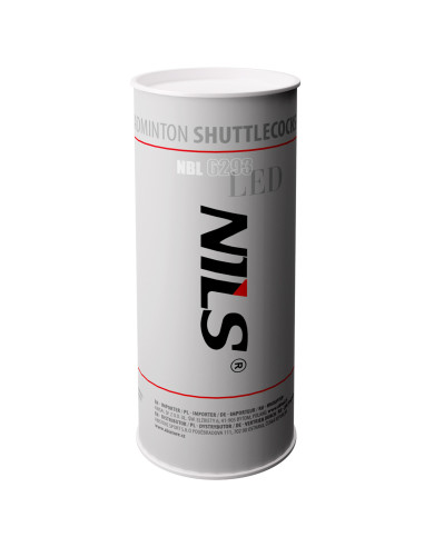 ТОПКИ ЗА БАДМИНТОН, НАЙЛОНОВИ, LED, МНОГОЦВЕТНИ, ПАКЕТ ОТ 3 БР. NILS