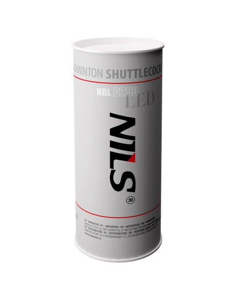 ТОПКИ ЗА БАДМИНТОН, НАЙЛОНОВИ, LED, МНОГОЦВЕТНИ, ПАКЕТ ОТ 3 БР. NILS