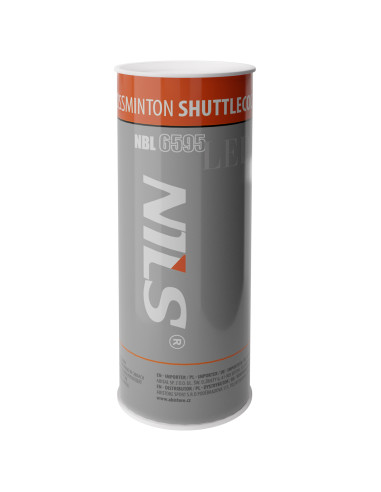 Найлонови топки за мечове, LED, кросминтън, NILS, 5 бр.