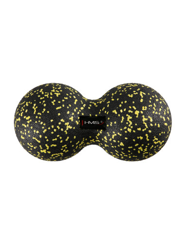 ЧЕРНО-ЖЪЛТ КОМПЛЕКТ ЗА МАСАЖ ФИТНЕС РОЛЕРИ / МАСАЖНИ ТОПКИ (4 бр.) HMS