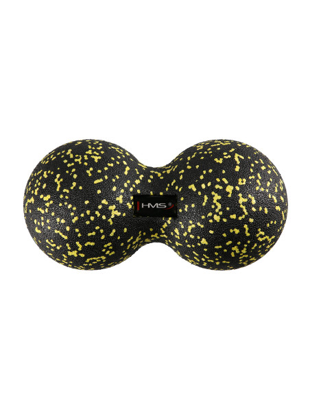 ЧЕРНО-ЖЪЛТ КОМПЛЕКТ ЗА МАСАЖ ФИТНЕС РОЛЕРИ / МАСАЖНИ ТОПКИ (4 бр.) HMS