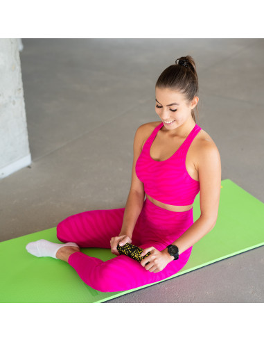 ЧЕРНО-ЖЪЛТ КОМПЛЕКТ ЗА МАСАЖ ФИТНЕС РОЛЕРИ / МАСАЖНИ ТОПКИ (4 бр.) HMS