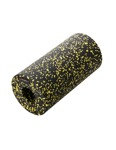 ЧЕРНО-ЖЪЛТ КОМПЛЕКТ ЗА МАСАЖ ФИТНЕС РОЛЕРИ / МАСАЖНИ ТОПКИ (4 бр.) HMS