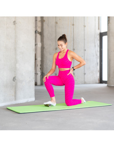 ЧЕРНО-ЖЪЛТ КОМПЛЕКТ ЗА МАСАЖ ФИТНЕС РОЛЕРИ / МАСАЖНИ ТОПКИ (4 бр.) HMS