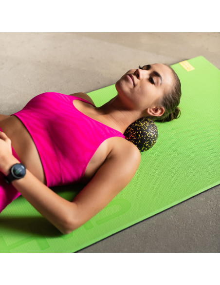 ЧЕРНО-ЖЪЛТ КОМПЛЕКТ ЗА МАСАЖ ФИТНЕС РОЛЕРИ / МАСАЖНИ ТОПКИ (4 бр.) HMS