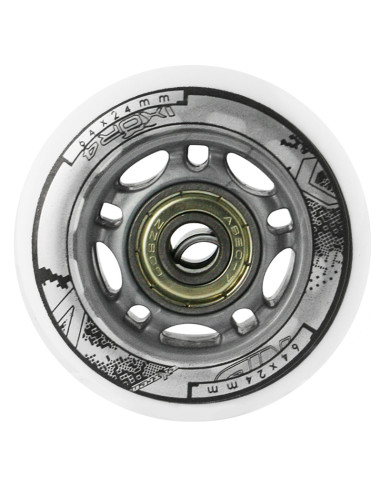 64x24 82A БЕЛИ (4 бр.) + ABEC-7 (8 бр.) КОМПЛЕКТ NILS EXTREME