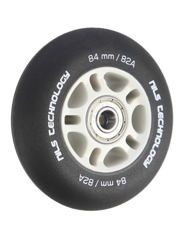 84x24 82A ЧЕРЕН МАТ (4 БРОЯ) + ABEC-9 ХРОМ (8 БРОЯ) КОМПЛЕКТ NILS EXTREME