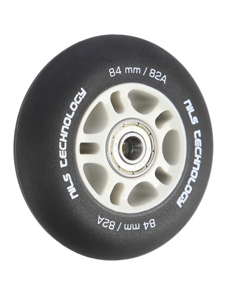 84x24 82A ЧЕРЕН МАТ (4 БРОЯ) + ABEC-9 ХРОМ (8 БРОЯ) КОМПЛЕКТ NILS EXTREME