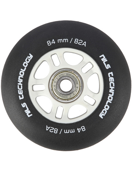 84x24 82A ЧЕРЕН МАТ (4 БРОЯ) + ABEC-9 ХРОМ (8 БРОЯ) КОМПЛЕКТ NILS EXTREME