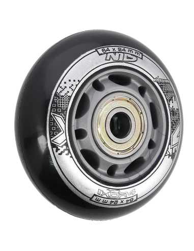 64x24 82A ЧЕРНИ (4 бр.) + ABEC-9 (8 бр.) КОМПЛЕКТ NILS EXTREME