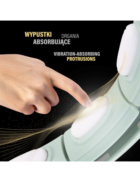 HHM15 ЗЕЛЕНА ГУМА ЗА ХУЛА ОБРУЧ С МАГНИТИ И БРОЯЧ HMS + КОЛЯНКА ЗА ОТСЛАБВАНЕ BR163 ЧЕРВЕНА