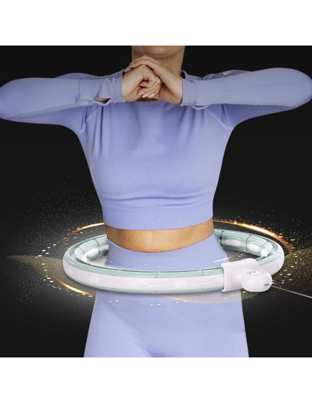 HHM15 ЗЕЛЕНА ГУМА ЗА ХУЛА ОБРУЧ С МАГНИТИ И БРОЯЧ HMS + КОЛЯНКА ЗА ОТСЛАБВАНЕ BR163 ЧЕРВЕНА