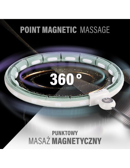 HHM15 ЗЕЛЕНА ГУМА ЗА ХУЛА ОБРУЧ С МАГНИТИ И БРОЯЧ HMS + КОЛЯНКА ЗА ОТСЛАБВАНЕ BR163 ЧЕРВЕНА