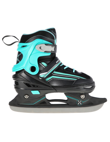 2-В-1 ЧЕРНО-СИНИ РАЗМЕР M (34-38) КЪНКИ СЪС СМЕНЯЕМО ОСТРИЕ ЗА ХОКЕЙ НА ЛЕД NILS EXTREME