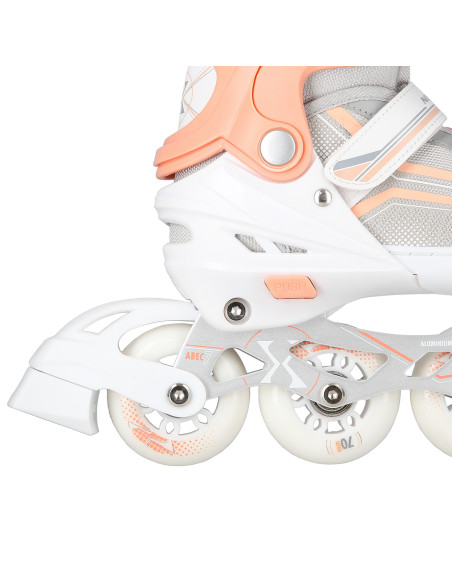 2-В-1 БЯЛО-РОЗОВ РАЗМЕР L (39-43) КЪНКИ СЪС СМЕНЯЕМО ОСТРИЕ ЗА ФИГУРНО КЪНКИ NILS EXTREME