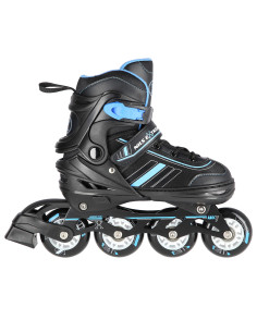 2-В-1 ЧЕРНО-СИНИ РАЗМЕР L (39-43) КЪНКИ СЪС СМЕНЯЕМО ОСТРИЕ ЗА ХОКЕЙ НА ЛЕД NILS EXTREME 2