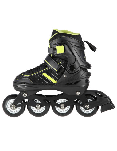 2-В-1 BLACK-LIME GREEN РАЗМЕР L (39-43) КЪНКИ СЪС СМЕНЯЕМО ОСТРИЕ ЗА ХОКЕЙ НА ЛЕД NILS EXTREME