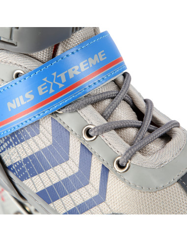 4-В-1 СИВО-СИНИ РАЗМЕР S (29-33) КЪНКИ СЪС СМЕНЯЕМО ОСТРИЕ ЗА ХОКЕЙ НА ЛЕД NILS EXTREME