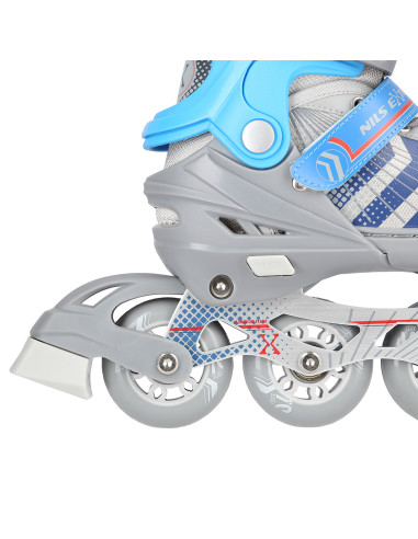 4-В-1 СИВО-СИНИ РАЗМЕР S (29-33) КЪНКИ СЪС СМЕНЯЕМО ОСТРИЕ ЗА ХОКЕЙ НА ЛЕД NILS EXTREME