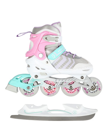 РОЗОВИ КЪНКИ 4 В 1 РОЗМЕР S (29-33) СЪС СМЕНЯЕМОТО ОСТРИЕ ЗА ФИГУРНО КЪНКИ NILS EXTREME