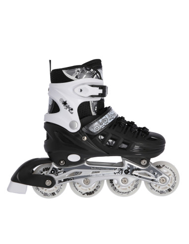 4-В-1 ЧЕРНИ КЪНКИ РАЗМЕР L (39-42) СЪС СМЕНЯЕМО ОСТРИЕ ЗА ХОКЕЙ НА ЛЕД NILS EXTREME