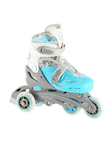 СИНИ КЪНКИ 4-В-1 РАЗМЕР S (31-34) СЪС СМЕНЯЕМО ОСТРИЕ ЗА ХОКЕЙ НА ЛЕД NILS EXTREME