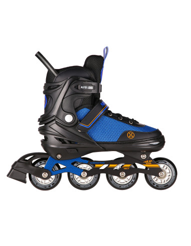 2-В-1 ЧЕРНО-ОРАНЖЕВИ РАЗМЕР M (34-38) РОЛЕРКИ СЪС СМЕНЯЕМО ОСТРИЕ ЗА ХОКЕЙ NILS EXTREME