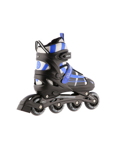 ТЪМНО СИНИ КЪНКИ 2 В 1 РАЗМЕР L (39-42) СЪС СМЕНЯЕМО ХОКЕЙНО ОСТРИЕ NILS EXTREME