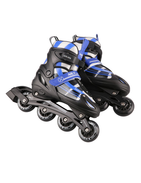 ТЪМНО СИНИ КЪНКИ 2 В 1 РАЗМЕР L (39-42) СЪС СМЕНЯЕМО ХОКЕЙНО ОСТРИЕ NILS EXTREME