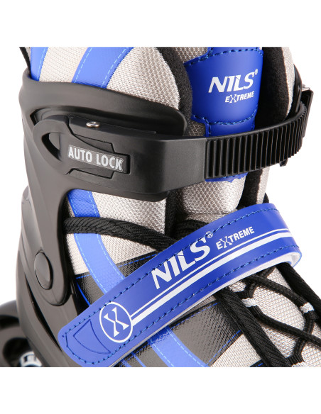 ТЪМНО СИНИ КЪНКИ 2 В 1 РАЗМЕР L (39-42) СЪС СМЕНЯЕМО ХОКЕЙНО ОСТРИЕ NILS EXTREME