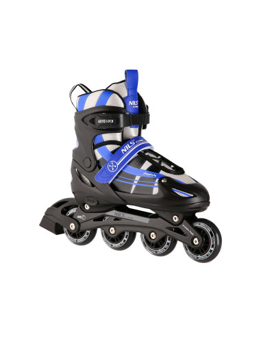 ТЪМНО СИНИ КЪНКИ 2 В 1 РАЗМЕР L (39-42) СЪС СМЕНЯЕМО ХОКЕЙНО ОСТРИЕ NILS EXTREME