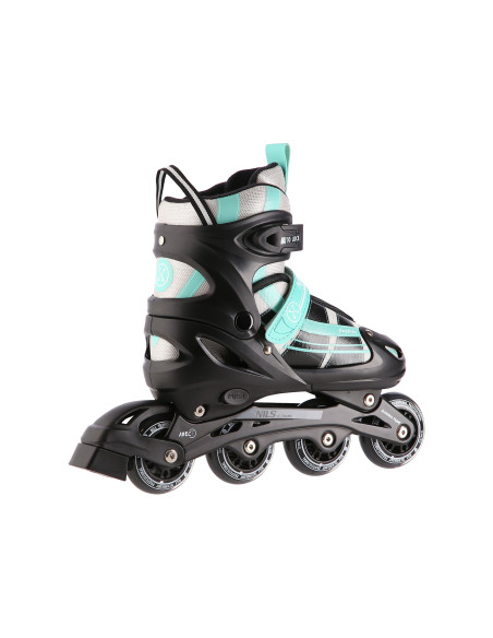 2-в-1 СИНЕНО-ЗЕЛЕНИ РОЛЕРКИ РАЗМЕР S (31-34) СЪС СМЕНЯЕМО ХОКЕЙСКО ОСТРИЕ NILS EXTREME