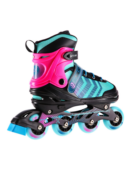 4-В-1 ЧЕРНО-ЛИЛАВ РАЗМЕР M (34-38) КЪНКИ СЪС СМЕНЯЕМО ХОКЕЙНО ОСТРИЕ NILS EXTREME