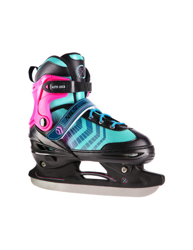 4-В-1 ЧЕРНО-ЛИЛАВ РАЗМЕР M (34-38) КЪНКИ СЪС СМЕНЯЕМО ХОКЕЙНО ОСТРИЕ NILS EXTREME