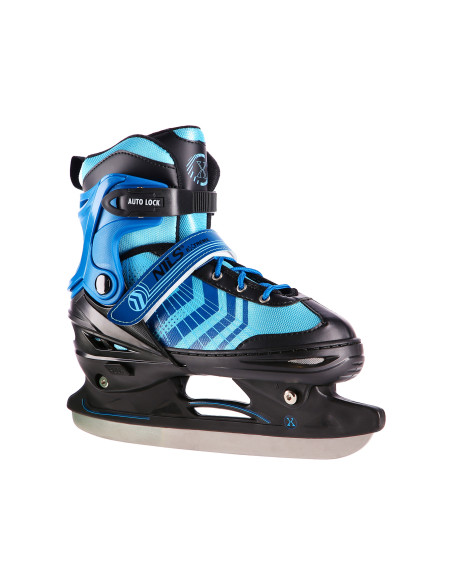 КЪНКИ 4-В-1 ЧЕРНО-СИНИ РАЗМЕР S(29-33) СЪС СМЕНЯЕМОТО ХОКЕЙНО ОСТРИЕ NILS EXTREME