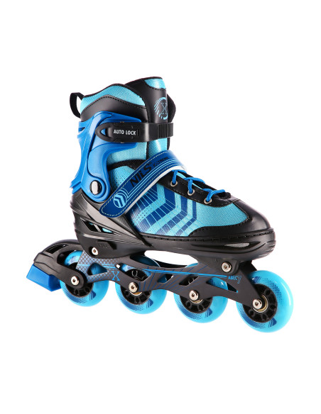 КЪНКИ 4-В-1 ЧЕРНО-СИНИ РАЗМЕР S(29-33) СЪС СМЕНЯЕМОТО ХОКЕЙНО ОСТРИЕ NILS EXTREME