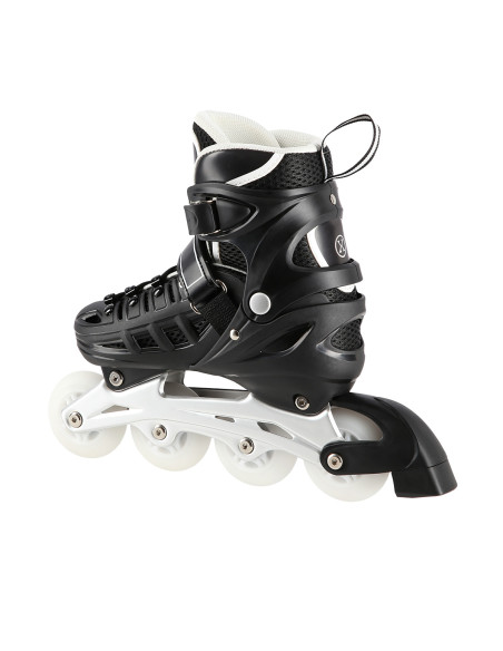 КЪНКИ 4-В-1 ЧЕРНИ LED РАЗМЕР M(35-38) СЪС СМЕНЯЕМОТО ХОКЕЙНО ОСТРИЕ NILS EXTREME