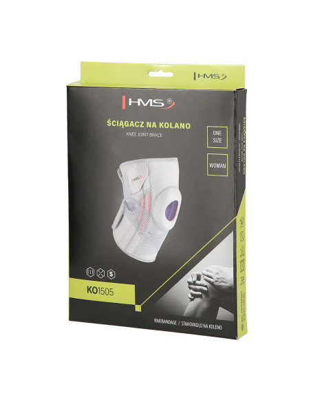 Светлосива превръзка за коляно HMS