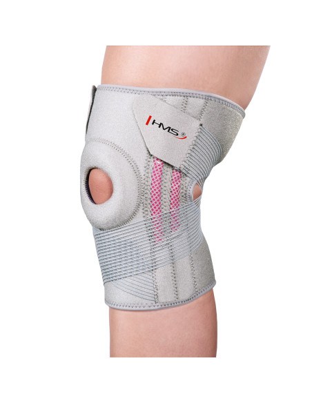 Светлосива превръзка за коляно HMS