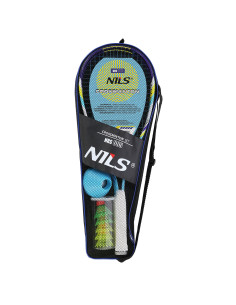 Комплект Crossminton 2 ракети + пружинни топки + капачки за маркери + топка + защитен калъф Nils