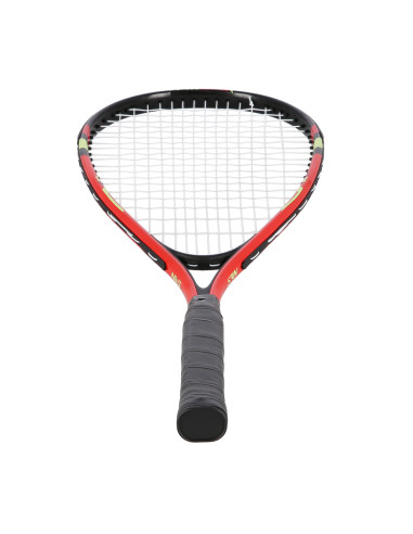 Комплект Crossminton от 2 ракети + пружинни топки + защитен калъф, червен Nils