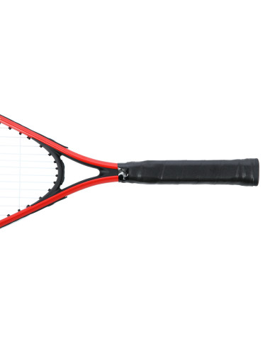 Комплект Crossminton от 2 ракети + пружинни топки + защитен калъф, червен Nils