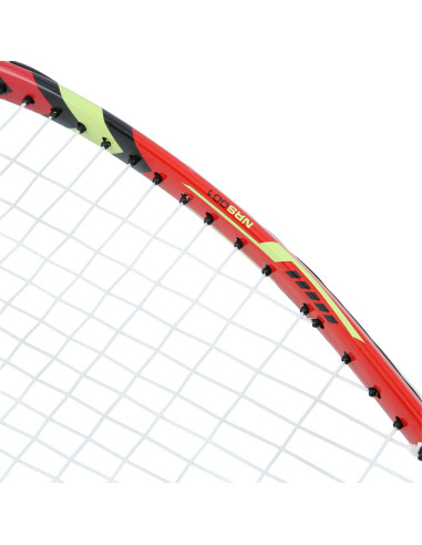 Комплект Crossminton от 2 ракети + пружинни топки + защитен калъф, червен Nils