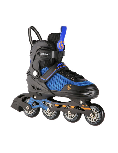 2-в-1 ЧЕРНО-ОРАНЖЕВИ РАЗМЕР S (29-33) РОЛЕРКИ СЪС СМЕНЯЕМО ОСТРИЕ NILS EXTREME