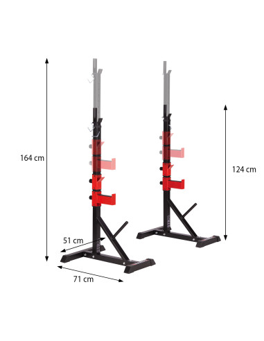 Регулируема стойка за щанги HMS